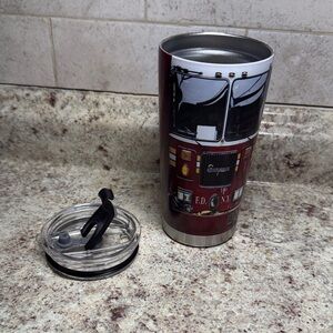 FDNY Fire Truck Travel Hydro Tumbler (Name: THOMAS) with Lid